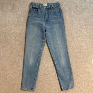 Vintage  Jean Jer High Waist Mom‎ Jeans Light Wash Denim Straight Leg Size 11/12